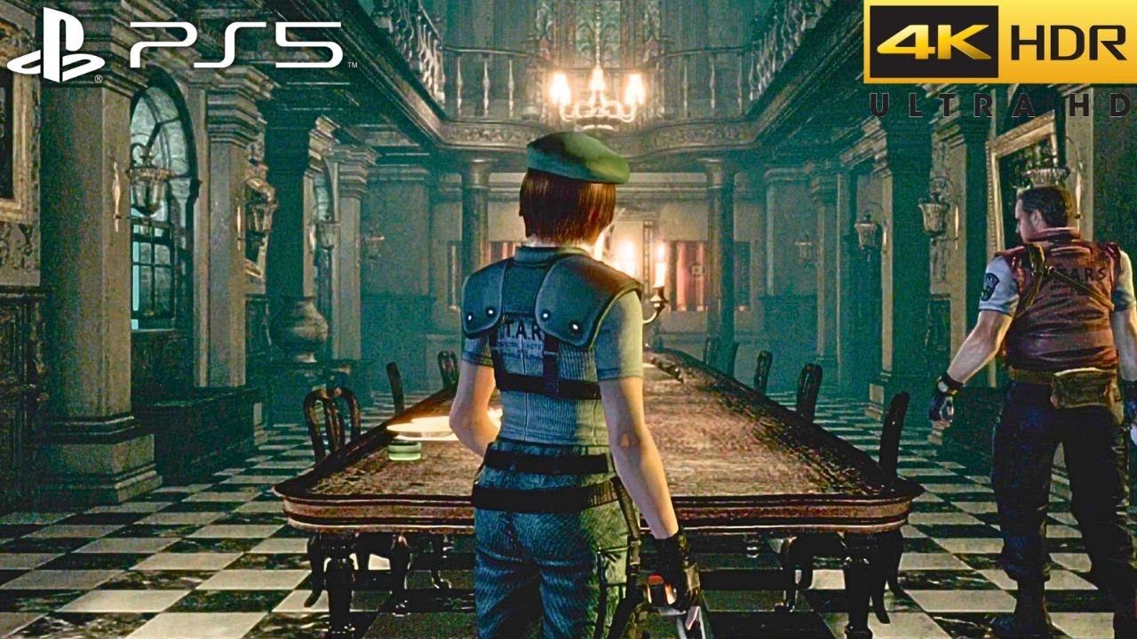 RESIDENT EVIL HD REMASTER * FULL GAME [PS4 PRO] GAMEPLAY 