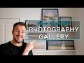 Creating a Landscape Photography Gallery at Home