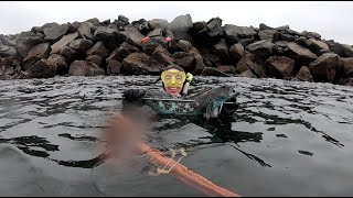 Spearfishing for Lingcod at the Westport Jetty!