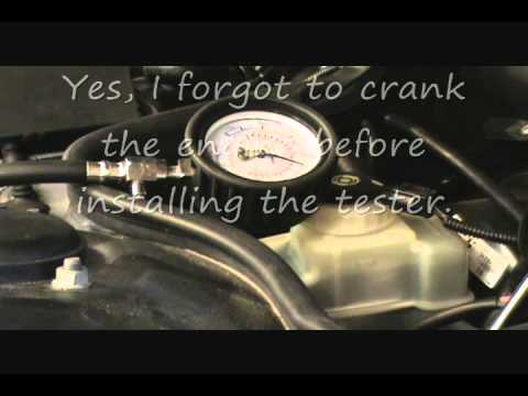 BMW 740- E38 compression test & exhaust valve burn test..wmv - YouTube
