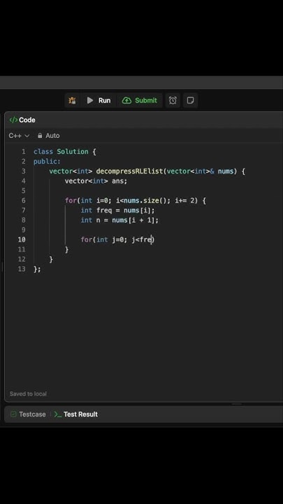 Decompress Run-Length Encoded List | Leetcode 1313 - YouTube image.