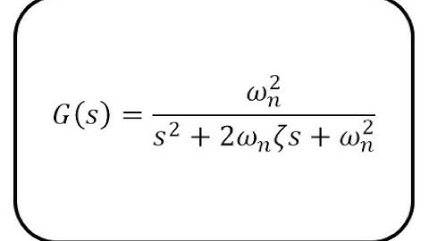 Lecture15a: Transient Performance Specifications for Standard 2nd Order LTI Systems part 1
