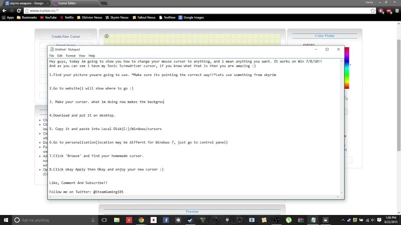 how to change your cursor in windows 7 how to change your cursor in windows 7