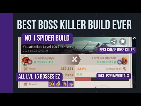 Best Alex Boss Killer I Have Ever Seen | Crazy Strong Build | Infinity Kingdom