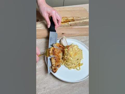 Паста с курицей 🍝🍗 #пастарецепт - YouTube