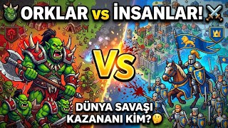 İnsanlar Vs Orklar Medeniyet Mi Kazanacak, Saf Güç Mü? Worldbox
