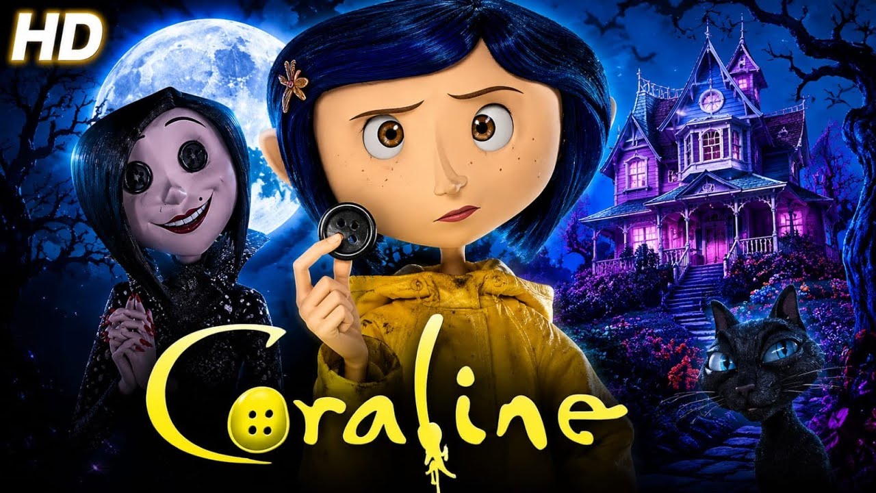 Coraline Full Movie English 2009 | Dakota Fanning, Teri Hatcher, Jennifer Saunders | Review & Facts