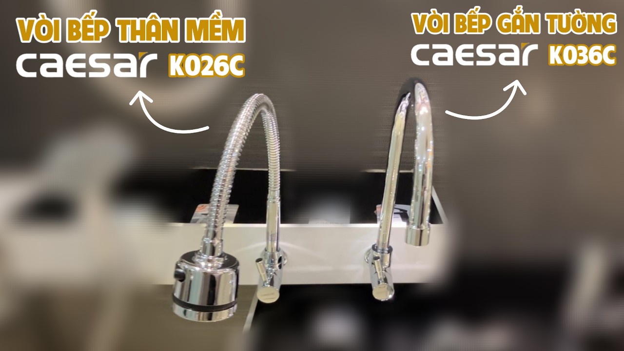 Vòi bếp lạnh gắn tường Caesar K036C