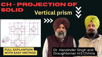 Intersection of Two Prisms | Engineering Drawing and Graphics by Dr. Harwinder Singh