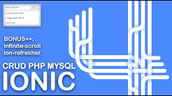IONIC 4 CRUD WITH PHP MYSQL - COMPLETE SOURCODE - Durasi: 1.40.32. 