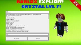 ROBLOX EXPLOIT - Cryztal Full Level 7 |PATCHED| (Speed Hacks, Particles, NoClip,Fly,God and more!)