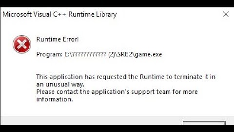 วิธีแก้  microsoft visual c++ runtime library  ในหนึ่งนาที  (ใช้ได้กับบางคน)