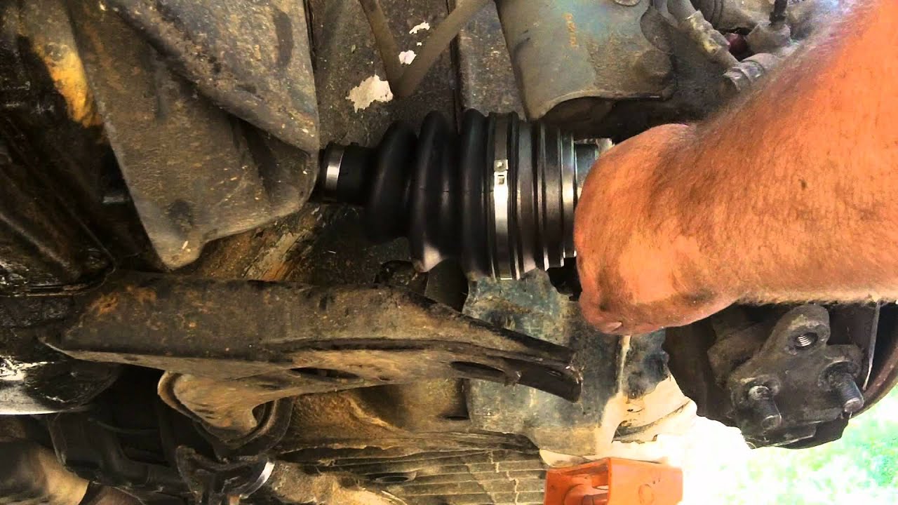Front Wheel Drive Axle Replacement - YouTube