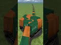 Crazy Train Passing On Circle Diamond Curved Railroad Tracks 💥😱 Train Simulator BeamNG #shorts