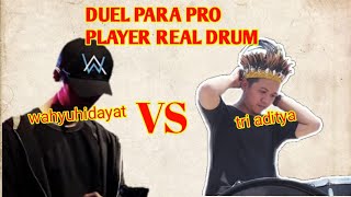 Download Lagu Battle pemain pro real drum (Wahyu Hidayat vs tri Aditya) MP3