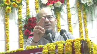 Environment Minister Anil Madhav Dave addresses Nadi Jal Paryavaran Sanrakshan Manthan in Bhopal