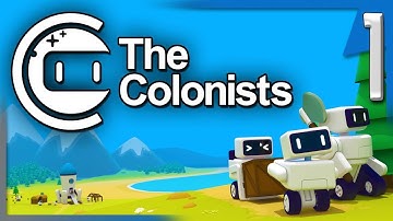 NEW ROBOT COLONY & BUILDING GAME! | The Colonists Gameplay/Let