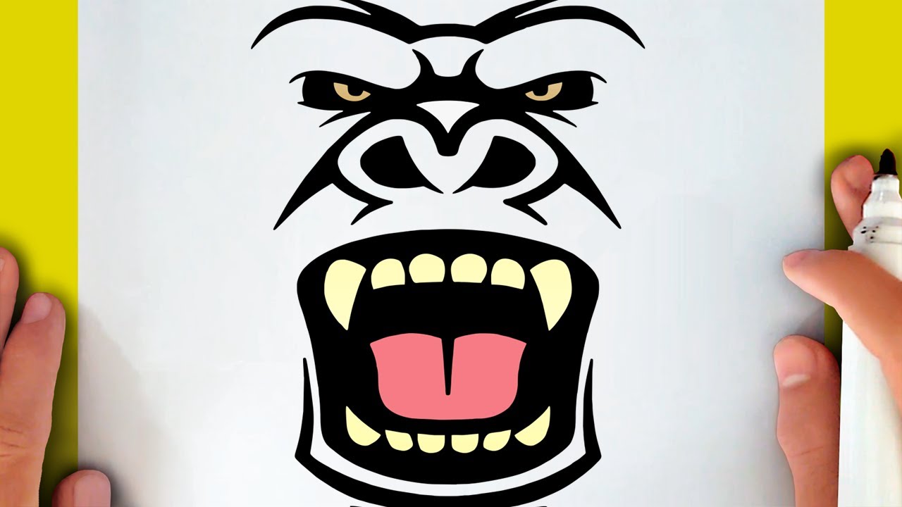 HOW TO DRAW KING KONG - YouTube