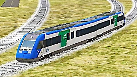 Train Sim - Mountain Pass Using Alstom SNCF Class X 72500 Again - Simulasi Kereta Api