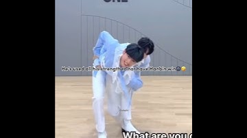 This duo is so chaotic💀 #zb1 #zerobaseone #jiwoong #hanbin  #shortsfeed #shortvideo #shorts