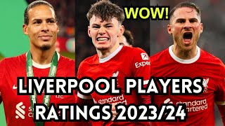 Liverpool Players Rating 2023/24. ACCURATE!