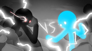 Black vs Blue Stickman Fight  : FlipaClip