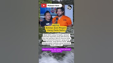 HOTt!! Ammar Zoni Pinjam Uang Zeda Salim