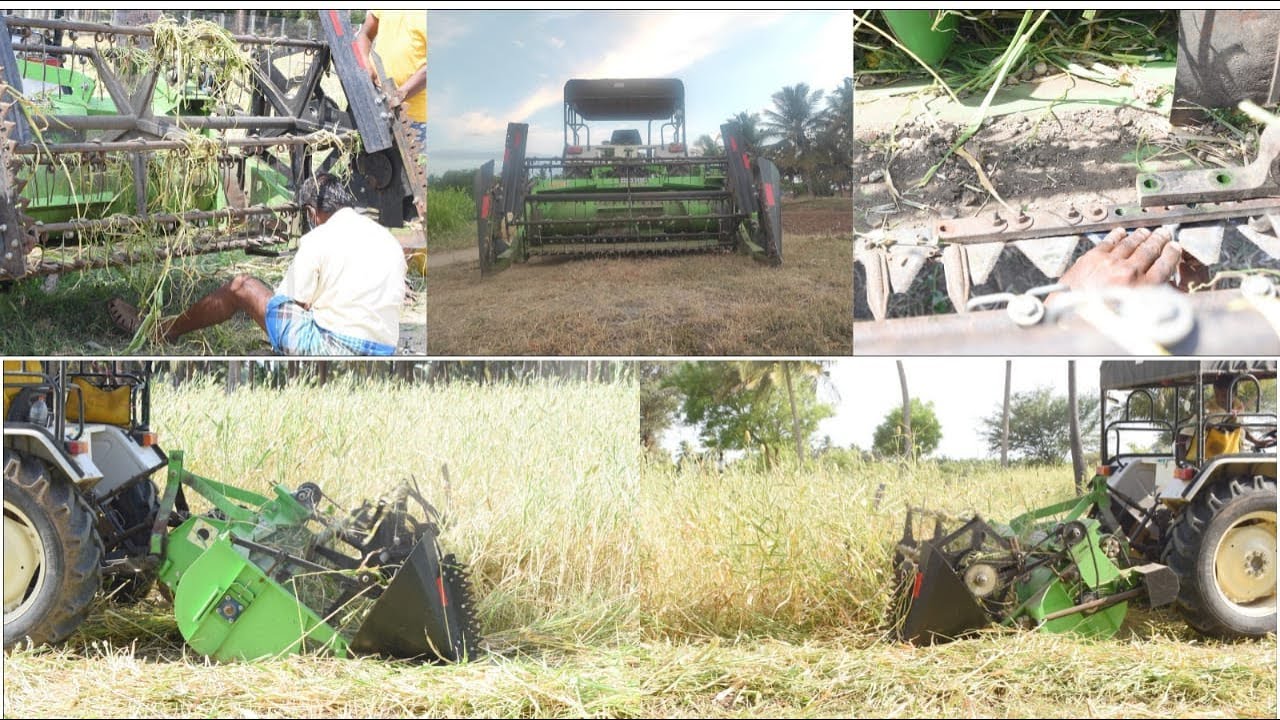 தட்டு அறுக்கும் இயந்திரம் solam harvesting machine