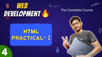 Web Development Course: HTML CSS -  Practical 1
