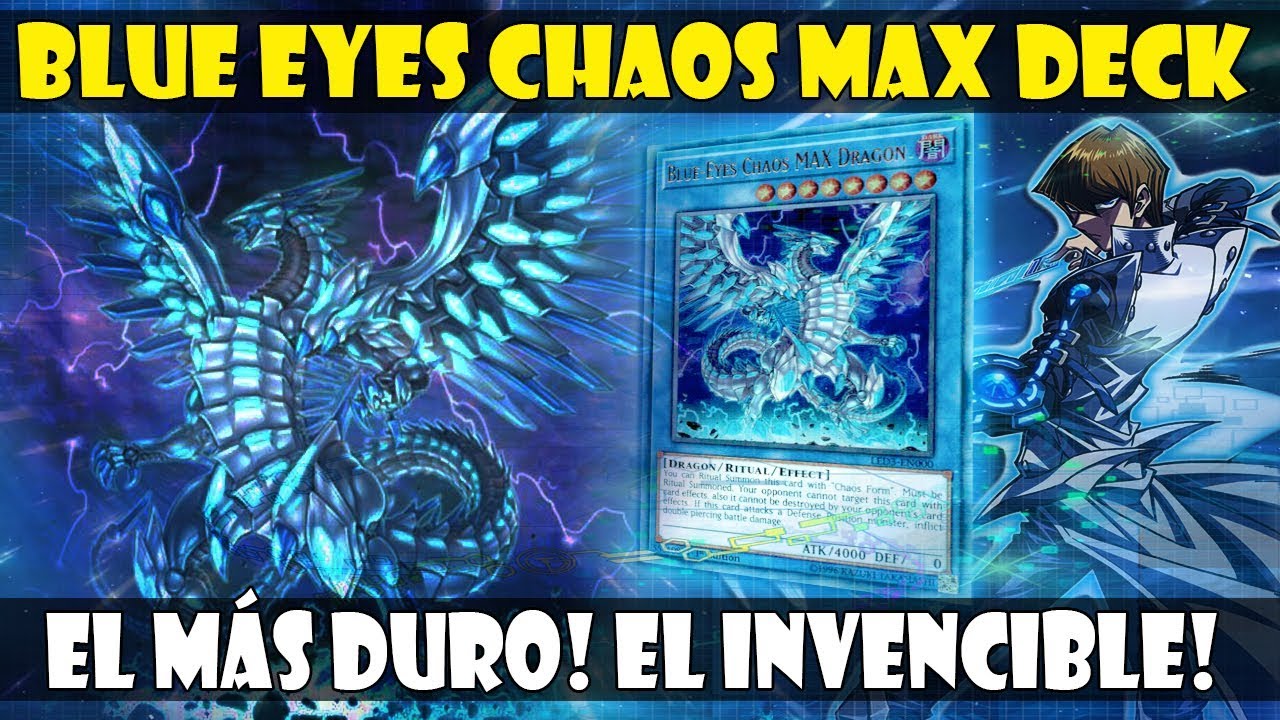 BLUE EYES CHAOS MAX DRAGON DECK ¡SIENTE MI DOBLE DE DAÑO! DUEL