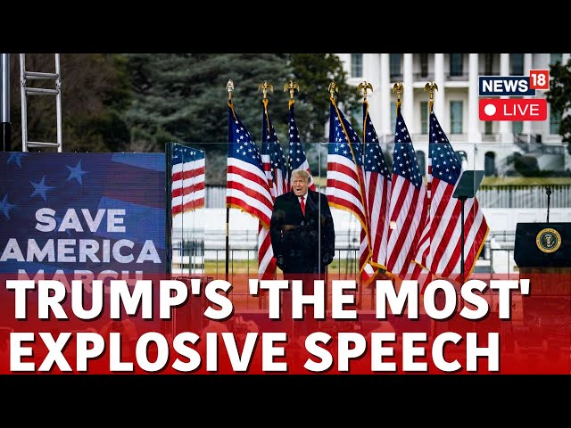 Donald Trump LIVE | Trump's Rally Attracts Thousands To Michigan | Trump Speech | News18 | N18L class=
