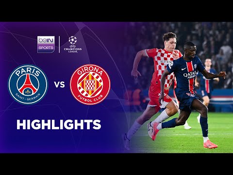 PSG 1-0 Girona | Champions League 24/25 Match Highlights