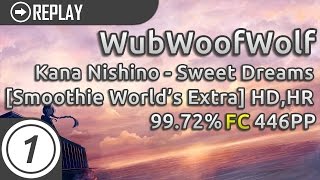 WubWoofWolf | Kana Nishino - Sweet Dreams (11t dnb mix) [Smoothie World's Extra] 99.72% HDHR  446pp