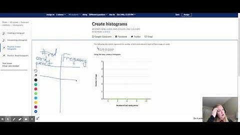 Create histograms (practice) | Histograms | Khan Academy