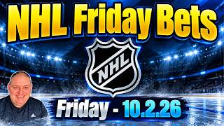 Friday NHL Rundown Picks - 10/9/26 l Craig Trapp NHL Betting Picks & Predictions