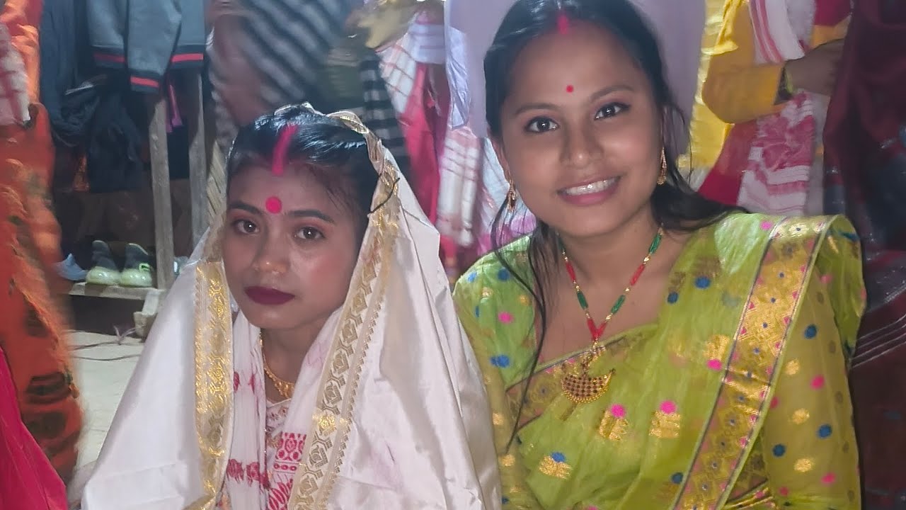 ভন্টিৰ বিয়া kaboli  golu moi আজি#assam #Assameswedding#@Twobabymompahi