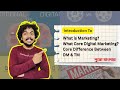 What is Marketing | Core Digital Marketing | Core Difference Between DM &amp; TM | In Bengali | Class -1