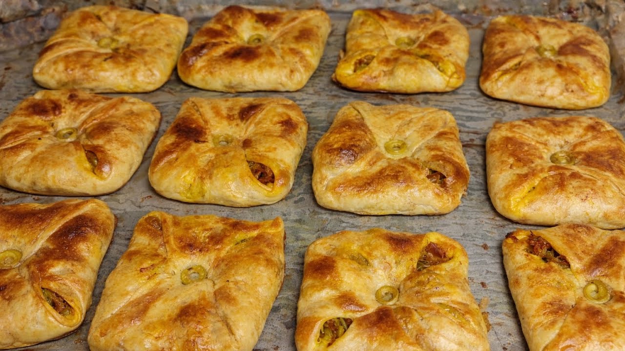 رغايف معمرين فالفران بالكفتة والخضر و عجين سحري و مقرمش متشبعوشي منهم 🌙