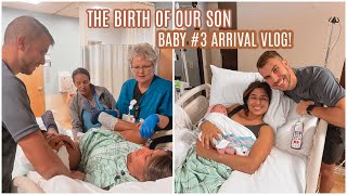 OUR BIRTH VLOG! | BABY NUMBER 3 | Fast and easy labor!