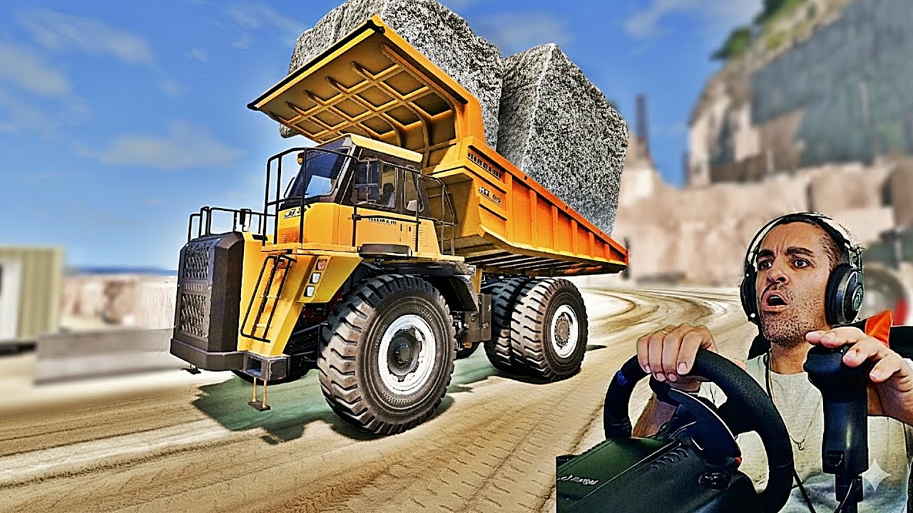 DIRIGI UM MONSTRO SOBRE RODAS DE 45 TONELADAS - Beamng Drive