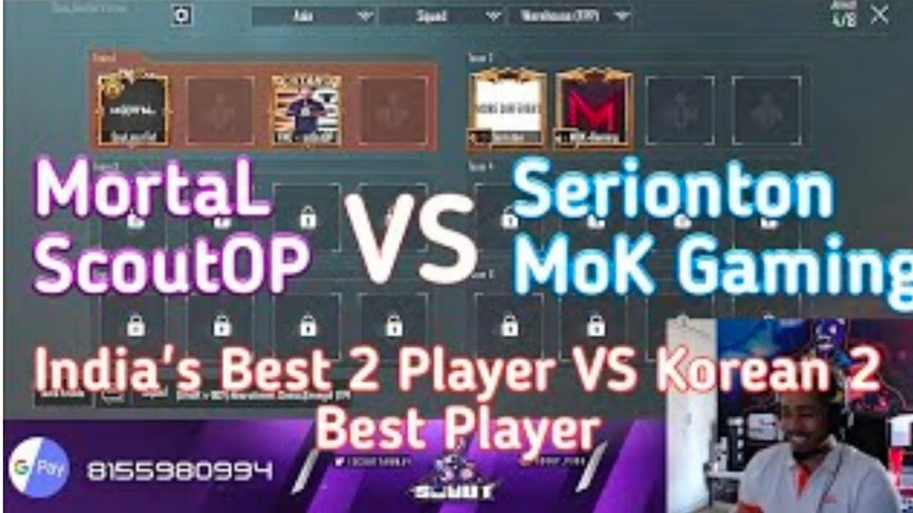 MortaL And ScoutOP vs Athena And Mok Gaming | 2 vs 2 TDM Intense Fight