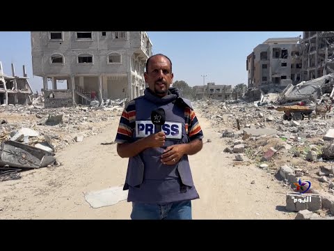 كاميرا اليوم تتجول في أبراج القسطل المدمرة وسط قطاع غزة