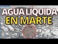 EVIDENCIA FLUYÓ AGUA líquida EN ESTA PARTE DE MARTE