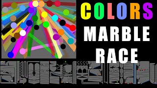 Amazing Colors Marble Race 7 in Algodoo \ Marble Race King
