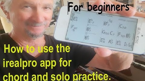 Glen Rose - How to practice piano with the irealpro App rhythm section