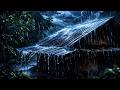 🌧️ Rain Sound in Forest | Heavy Rain on Window for Fall Asleep Quickly | Soothing Rainy Day Vibes