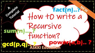 💥 How to write a recursive function