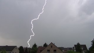 Zwaar Onweer 5 Juni 2015 Thunderstorm, Mammatus, Shelfcloud, Lightnings
