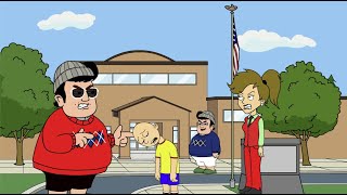 Caillous New School Bullycaillou Stands Up To Himungrounded