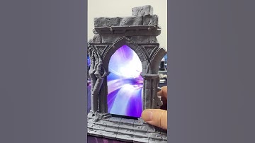 3D printing nether portal multi-effect display#portal #3dprinted #3dprinting #netherportal